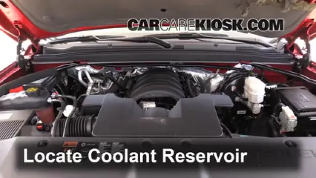 2015 Chevrolet Tahoe LT 5.3L V8 FlexFuel Refrigerante (anticongelante) Agregar refrigerante